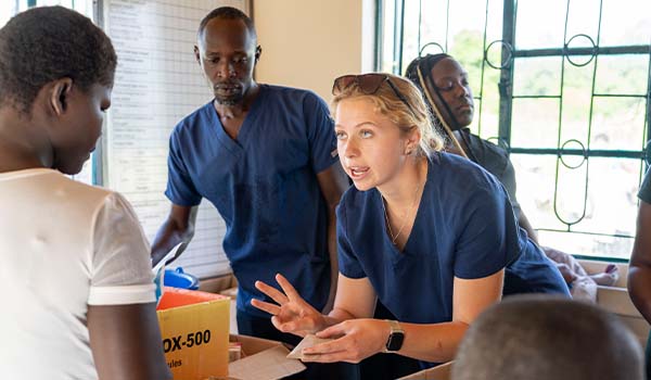 Nursing students in Kenya